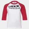 Youth Three Quarter Sleeve Baseball T-Shirt Thumbnail