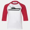 Youth Three Quarter Sleeve Baseball T-Shirt Thumbnail