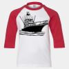 Youth Three Quarter Sleeve Baseball T-Shirt Thumbnail
