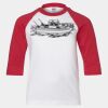 Youth Three Quarter Sleeve Baseball T-Shirt Thumbnail