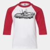 Youth Three Quarter Sleeve Baseball T-Shirt Thumbnail