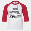 Youth Three Quarter Sleeve Baseball T-Shirt Thumbnail