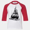 Youth Three Quarter Sleeve Baseball T-Shirt Thumbnail