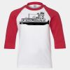 Youth Three Quarter Sleeve Baseball T-Shirt Thumbnail