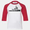 Youth Three Quarter Sleeve Baseball T-Shirt Thumbnail