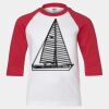 Youth Three Quarter Sleeve Baseball T-Shirt Thumbnail