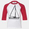 Youth Three Quarter Sleeve Baseball T-Shirt Thumbnail