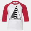 Youth Three Quarter Sleeve Baseball T-Shirt Thumbnail