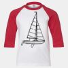 Youth Three Quarter Sleeve Baseball T-Shirt Thumbnail