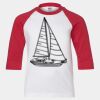 Youth Three Quarter Sleeve Baseball T-Shirt Thumbnail