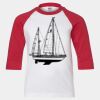 Youth Three Quarter Sleeve Baseball T-Shirt Thumbnail