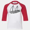 Youth Three Quarter Sleeve Baseball T-Shirt Thumbnail