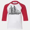 Youth Three Quarter Sleeve Baseball T-Shirt Thumbnail