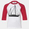 Youth Three Quarter Sleeve Baseball T-Shirt Thumbnail
