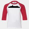 Youth Three Quarter Sleeve Baseball T-Shirt Thumbnail
