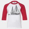 Youth Three Quarter Sleeve Baseball T-Shirt Thumbnail