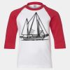 Youth Three Quarter Sleeve Baseball T-Shirt Thumbnail