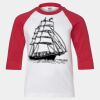 Youth Three Quarter Sleeve Baseball T-Shirt Thumbnail