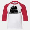 Youth Three Quarter Sleeve Baseball T-Shirt Thumbnail