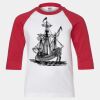 Youth Three Quarter Sleeve Baseball T-Shirt Thumbnail