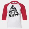 Youth Three Quarter Sleeve Baseball T-Shirt Thumbnail