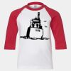 Youth Three Quarter Sleeve Baseball T-Shirt Thumbnail