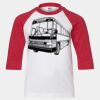 Youth Three Quarter Sleeve Baseball T-Shirt Thumbnail