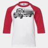 Youth Three Quarter Sleeve Baseball T-Shirt Thumbnail