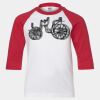 Youth Three Quarter Sleeve Baseball T-Shirt Thumbnail