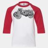 Youth Three Quarter Sleeve Baseball T-Shirt Thumbnail
