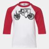 Youth Three Quarter Sleeve Baseball T-Shirt Thumbnail