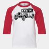 Youth Three Quarter Sleeve Baseball T-Shirt Thumbnail