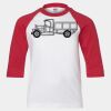 Youth Three Quarter Sleeve Baseball T-Shirt Thumbnail