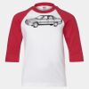 Youth Three Quarter Sleeve Baseball T-Shirt Thumbnail