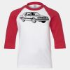 Youth Three Quarter Sleeve Baseball T-Shirt Thumbnail