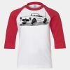 Youth Three Quarter Sleeve Baseball T-Shirt Thumbnail