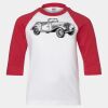Youth Three Quarter Sleeve Baseball T-Shirt Thumbnail