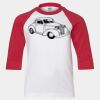 Youth Three Quarter Sleeve Baseball T-Shirt Thumbnail
