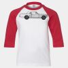 Youth Three Quarter Sleeve Baseball T-Shirt Thumbnail