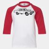 Youth Three Quarter Sleeve Baseball T-Shirt Thumbnail