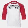 Youth Three Quarter Sleeve Baseball T-Shirt Thumbnail