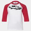 Youth Three Quarter Sleeve Baseball T-Shirt Thumbnail