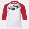 Youth Three Quarter Sleeve Baseball T-Shirt Thumbnail