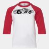 Youth Three Quarter Sleeve Baseball T-Shirt Thumbnail