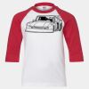 Youth Three Quarter Sleeve Baseball T-Shirt Thumbnail