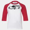 Youth Three Quarter Sleeve Baseball T-Shirt Thumbnail