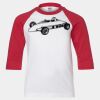 Youth Three Quarter Sleeve Baseball T-Shirt Thumbnail