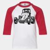 Youth Three Quarter Sleeve Baseball T-Shirt Thumbnail