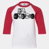 Youth Three Quarter Sleeve Baseball T-Shirt Thumbnail