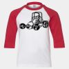 Youth Three Quarter Sleeve Baseball T-Shirt Thumbnail